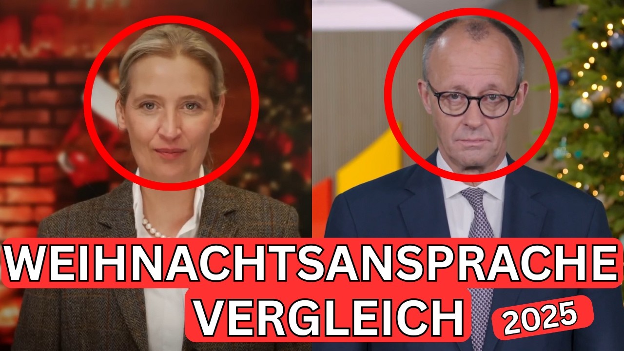 WEIHNACHTSANSPRACHE: Weidel gibt Hoffnung &ndash; Merz erkl&auml;rt das Scheitern!