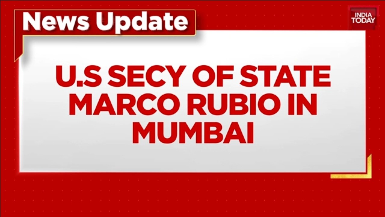 US Secretary Marco Rubio Lands In Mumbai | S Jaishankar | Trade Ties | US-India Trade Deal | Trump