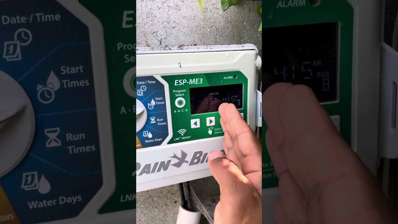 Cómo programar un rain-bird ESP-ME3.