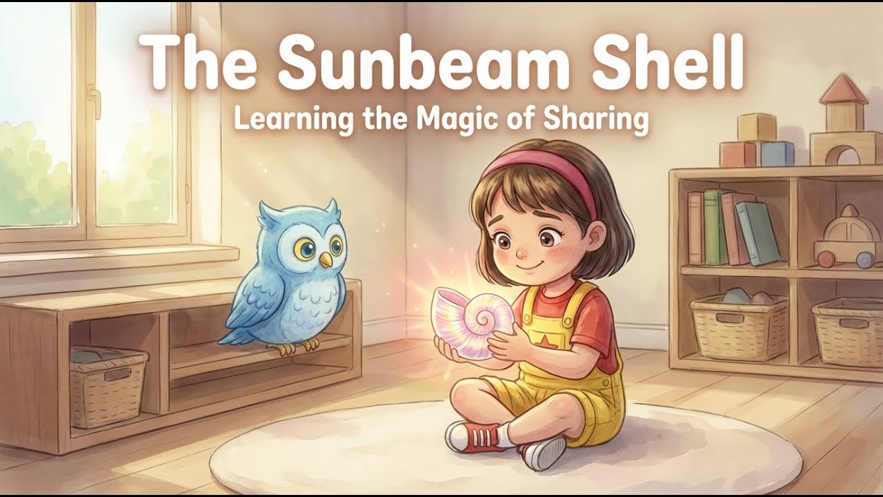 Social Skills for Kids | Luna and Oli and The Sunbeam Shell 🐚 (Learning to Share)