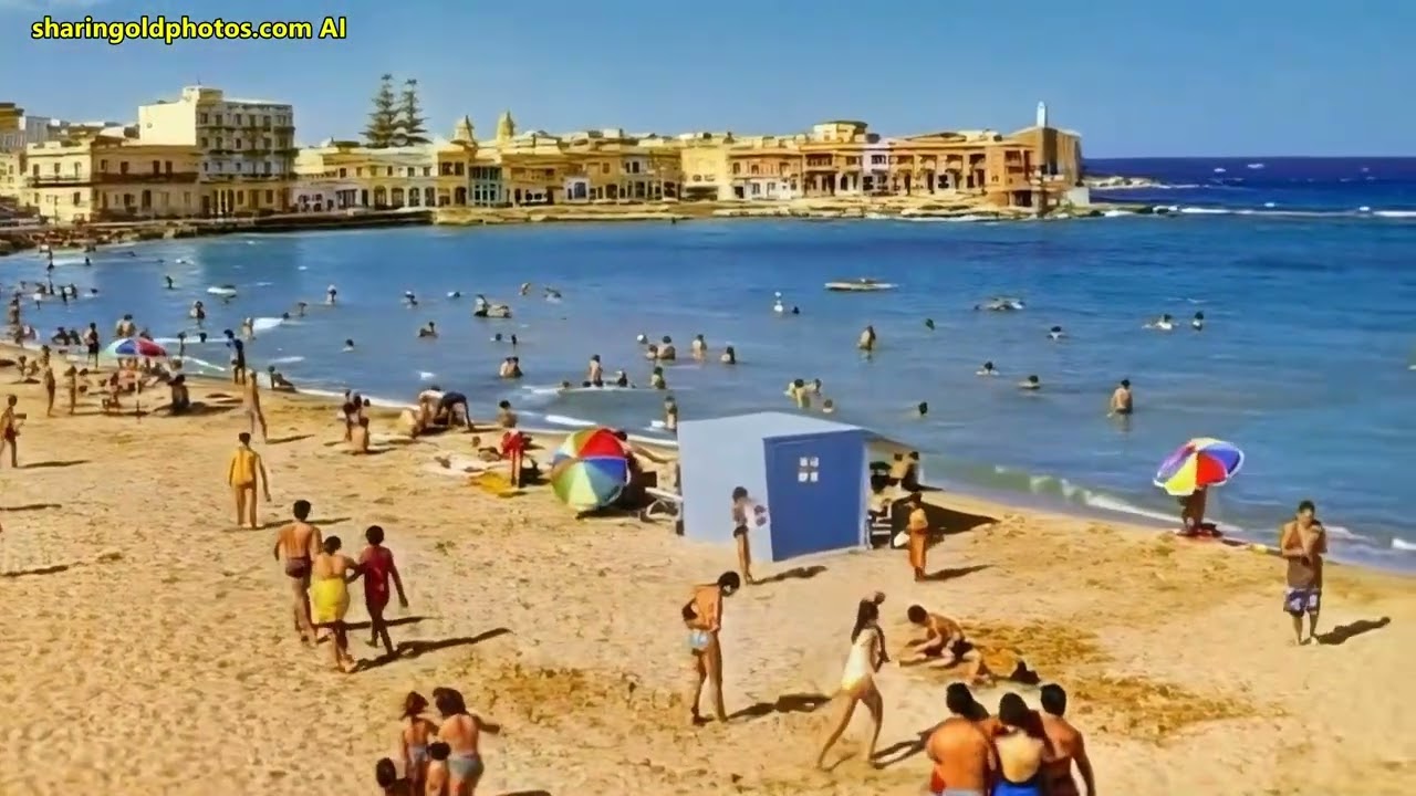 Pretty Bay, Malta Historic photos 70s