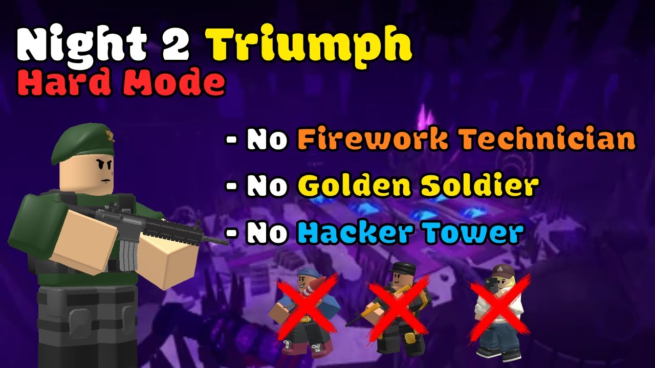 Null & Void Event Night 2 || SOLO HARD MODE Using MILITANT || Tower Defense Simulator