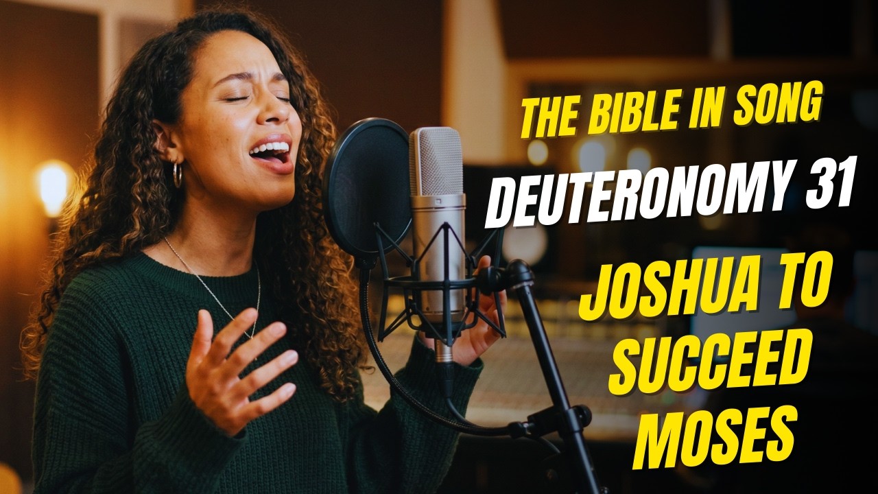 Deuteronomy 31 Joshua to Succeed Moses Sung in Soulful R&B | Audio Bible Songs | Bible Stories