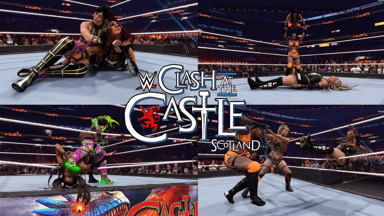 WWE 2K24 - CLASH AT THE CASTLE PPV PART 1