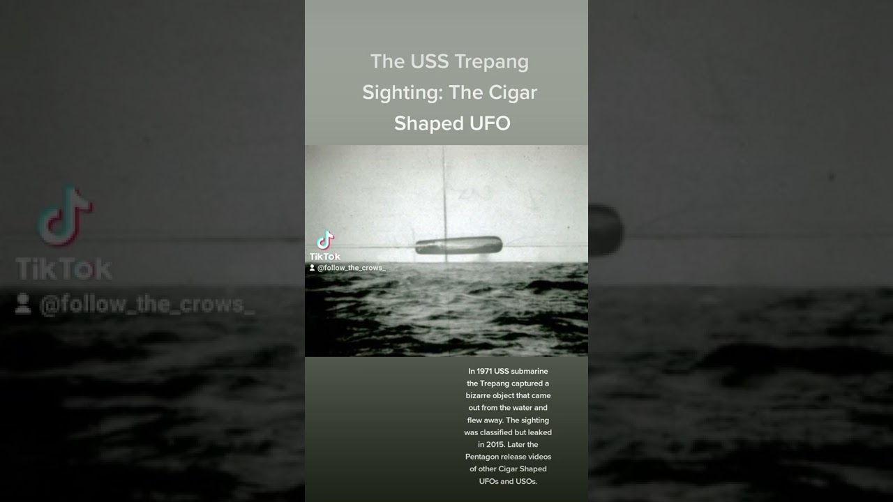 Cigar Shaped UFOs have been reported as far back as 1896.