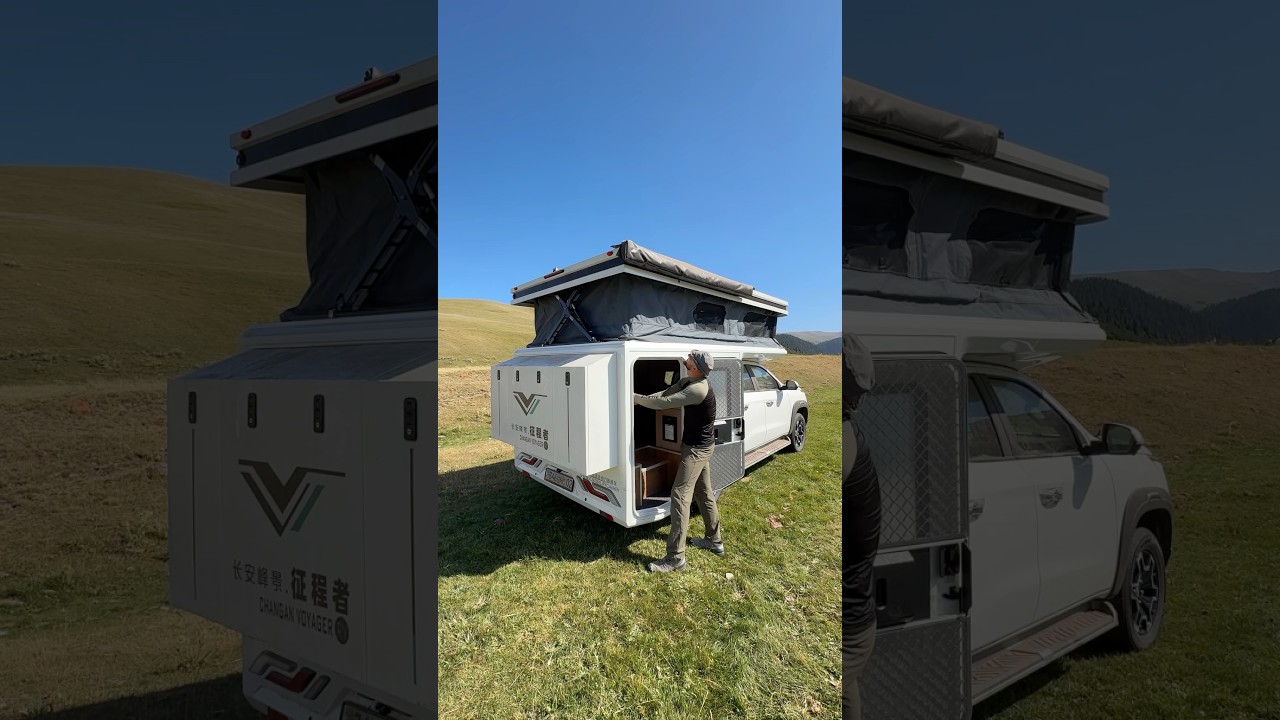 My new motorhome! 😍🔥 #food #cooking #camping