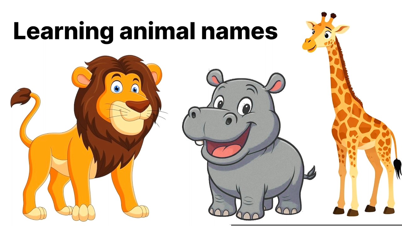 Animal names  | Wild Animals Names | Animal names in english | Educational Animal Video