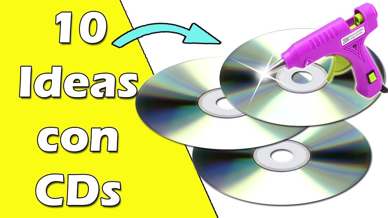 10 Ideas hechas con CDs || Manualidades Recicladas || Ecobrisa