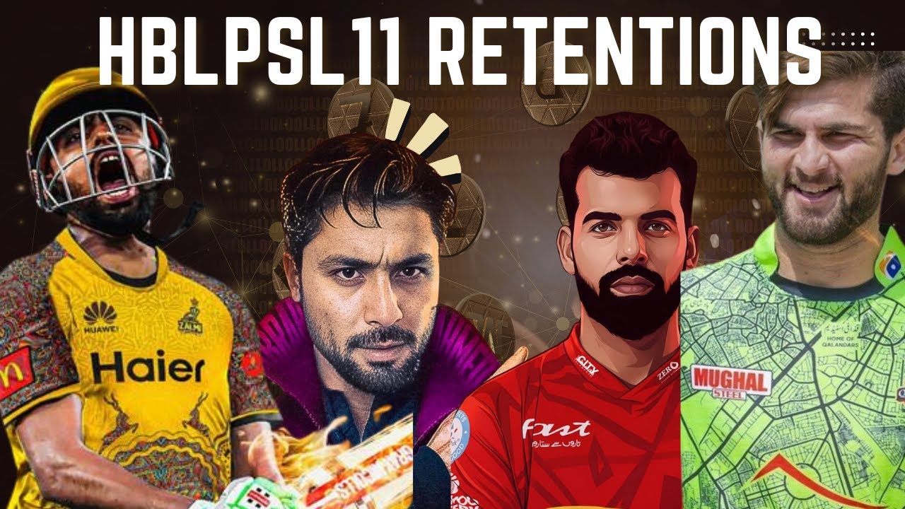 HBL PSL 2026 Retentions | Babar Azam Retained by Peshawar Zalmi