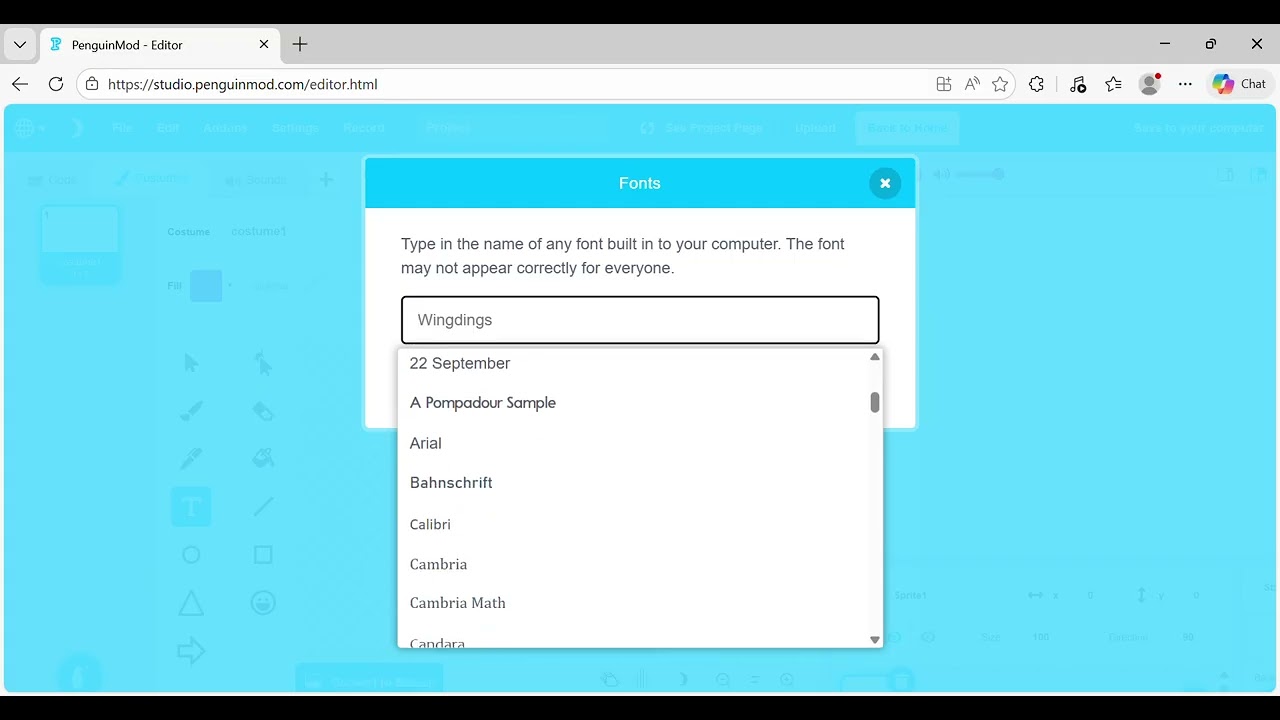 MORE SYSTEM FONTS BABY!!!!
