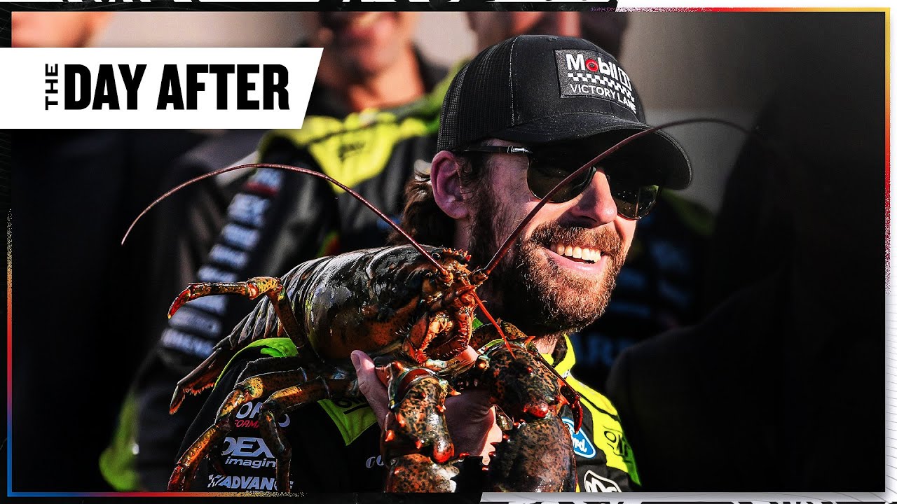 What Ryan Blaney Learned About His GIANT Lobster Trophy | NASCAR's The Day After