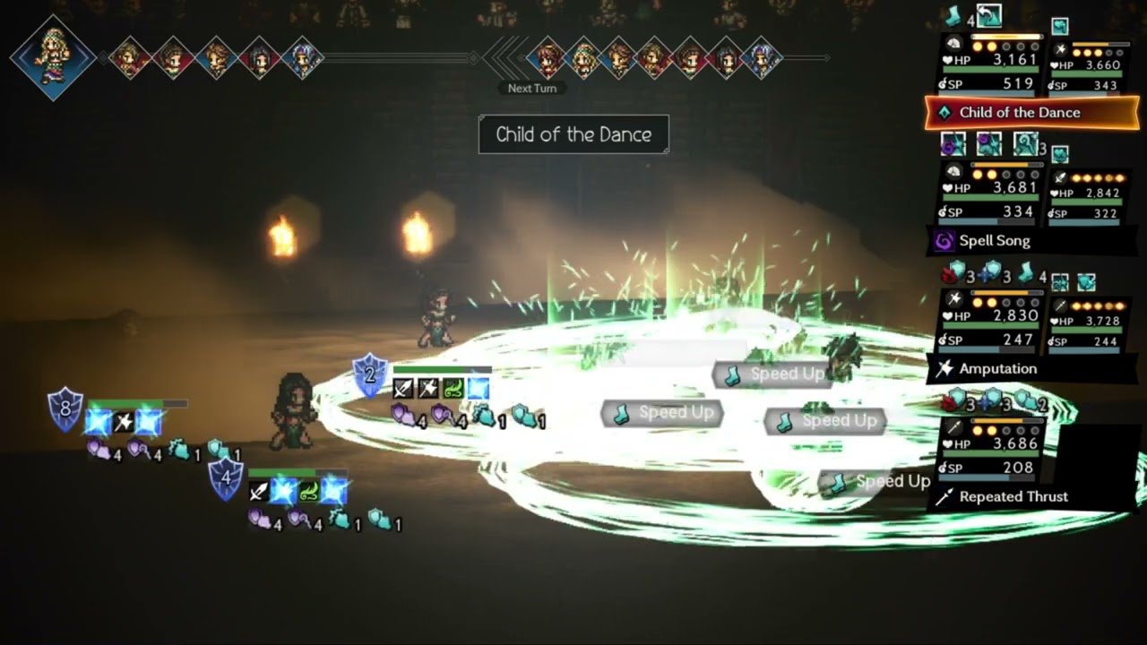Octopath CotC Glossom 7T Stable Clear for Farm