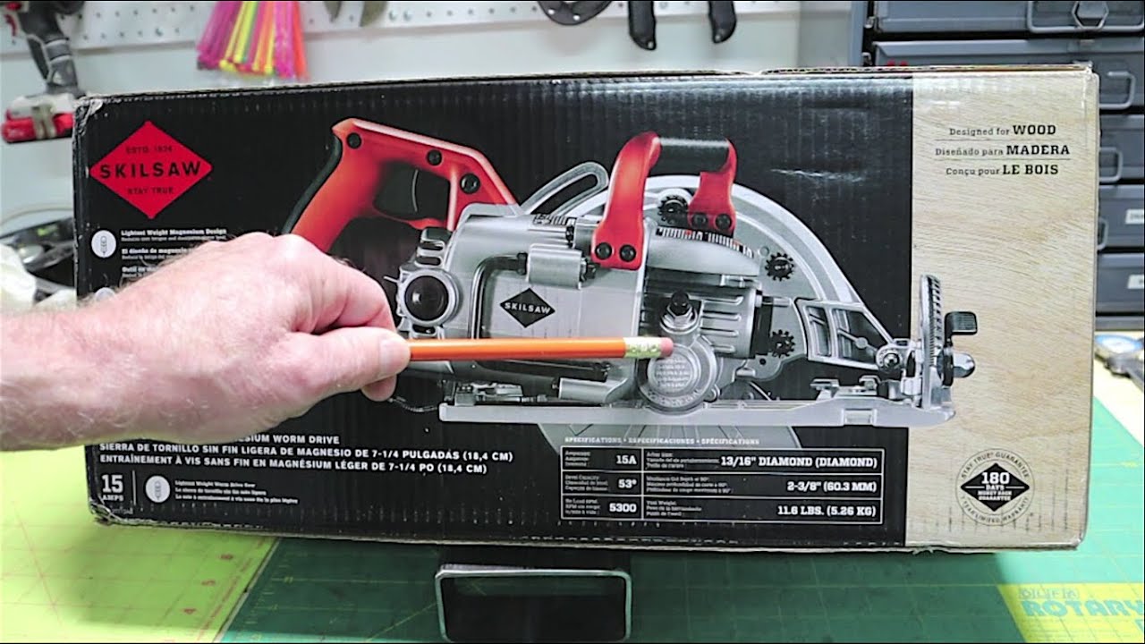 SKILSAW Worm Drive Saw Unboxing WILL IT HAVE OIL IN IT?