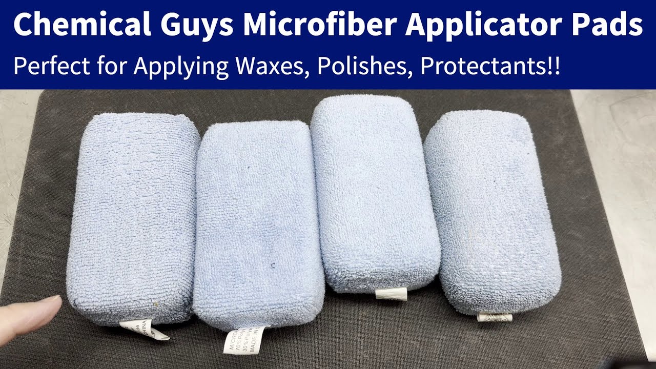 Chemical Guys Microfiber Applicator Pads For Polish & Wax Quick Review!