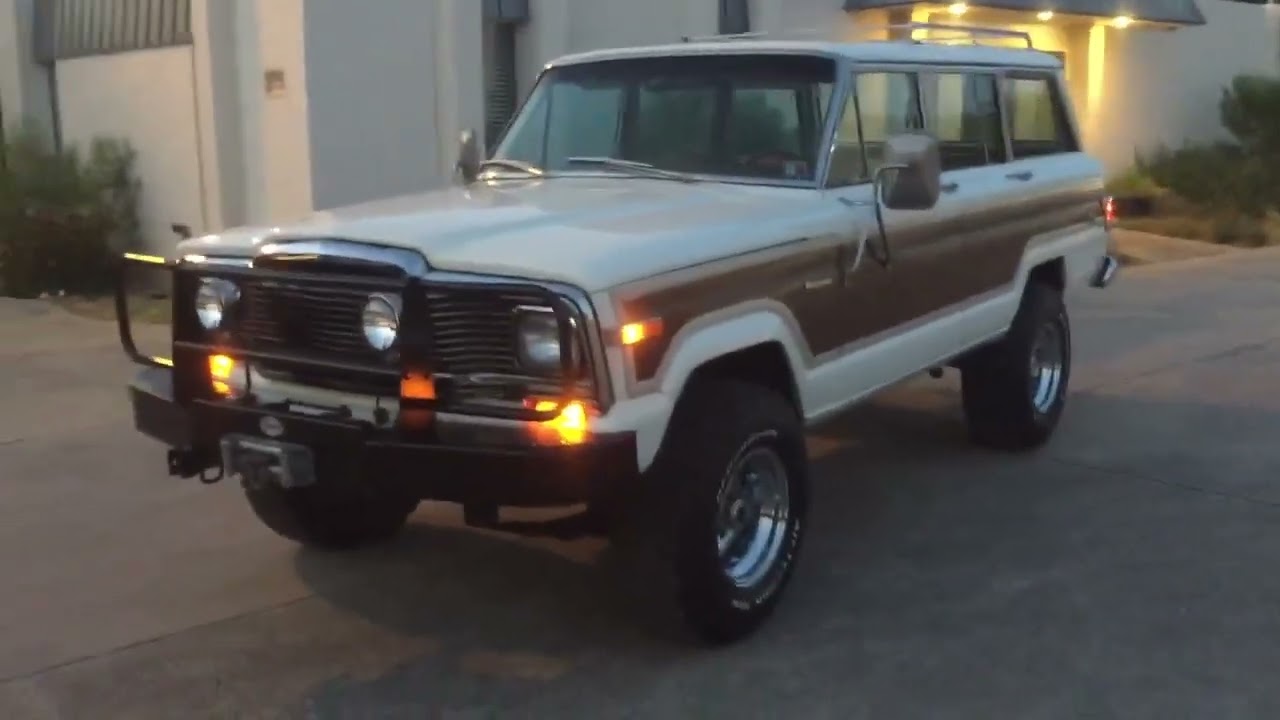 Jeep Wagoneer 1979 FSJ AMC 360/Th400 Quadratrac - walk around