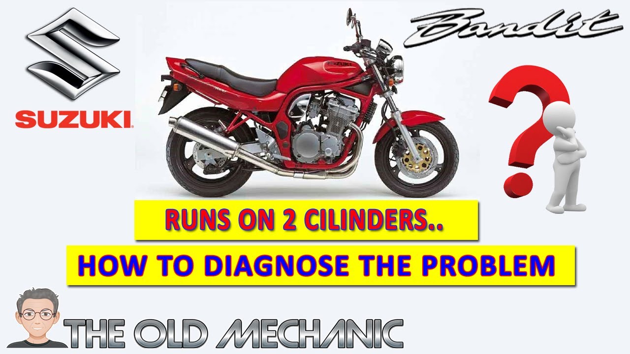 SUZUKI BANDIT 600 Runs On 2 CILINDERS: HOW TO DIAGNOSE WHAT THE PROBLEM IS..!  👨‍🔧---🏍