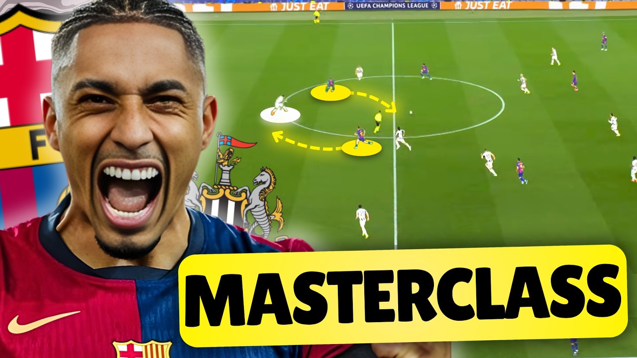 How Barcelona DESTROYED Newcastle's defence!