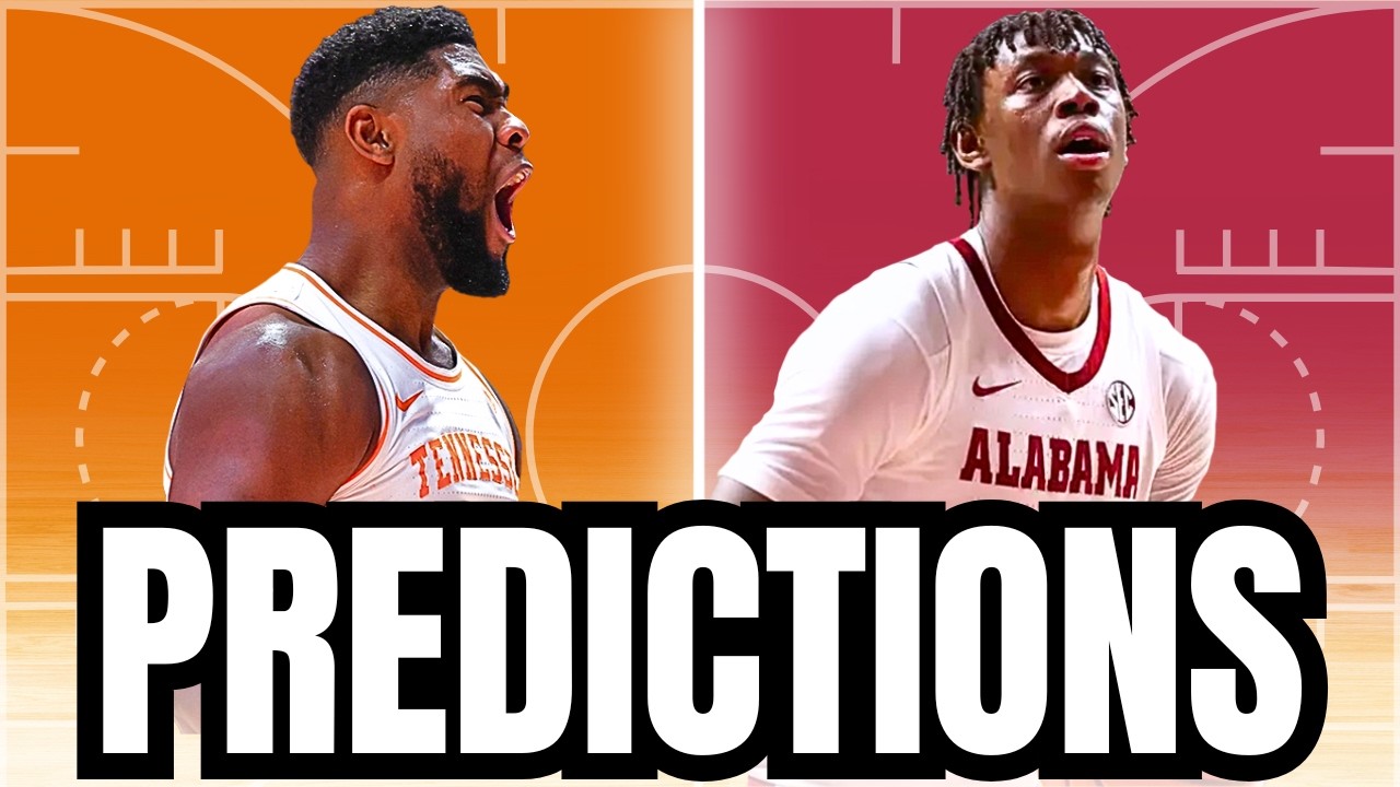 Tennessee vs. Alabama PREDICTION | 2025-26 SEC Basketball Predictions