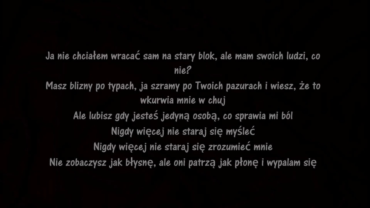 Kukon- Kocham Cie (tekst)