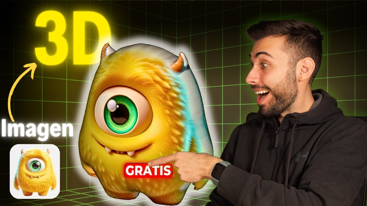Convierte una IMAGEN a un modelo 3D por IA GRATIS 🤯 Tutorial Fácil con las TOP 4
