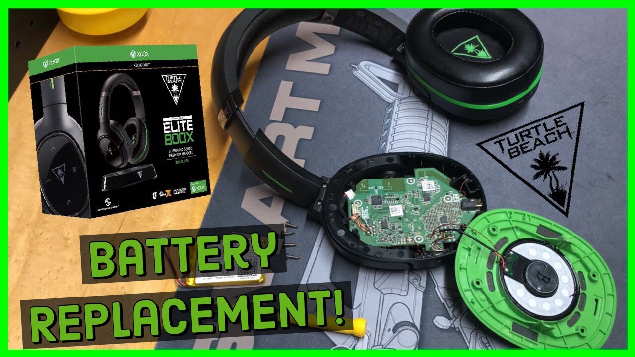 How to change the BATTERY in your Turtle Beach Elite 800X Headset! Only $7! BATTERY REPLACEMENT!