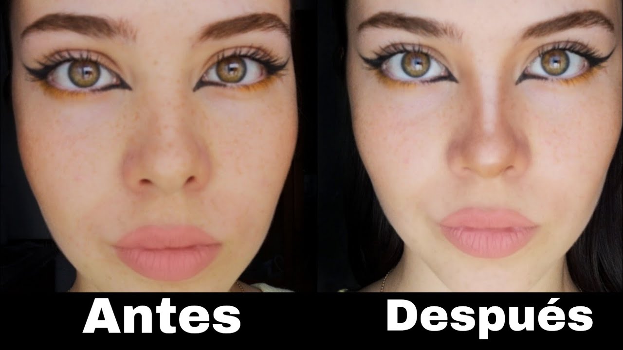como hacer un CONTORNO de NARIZ perfecto en 5 minutos
