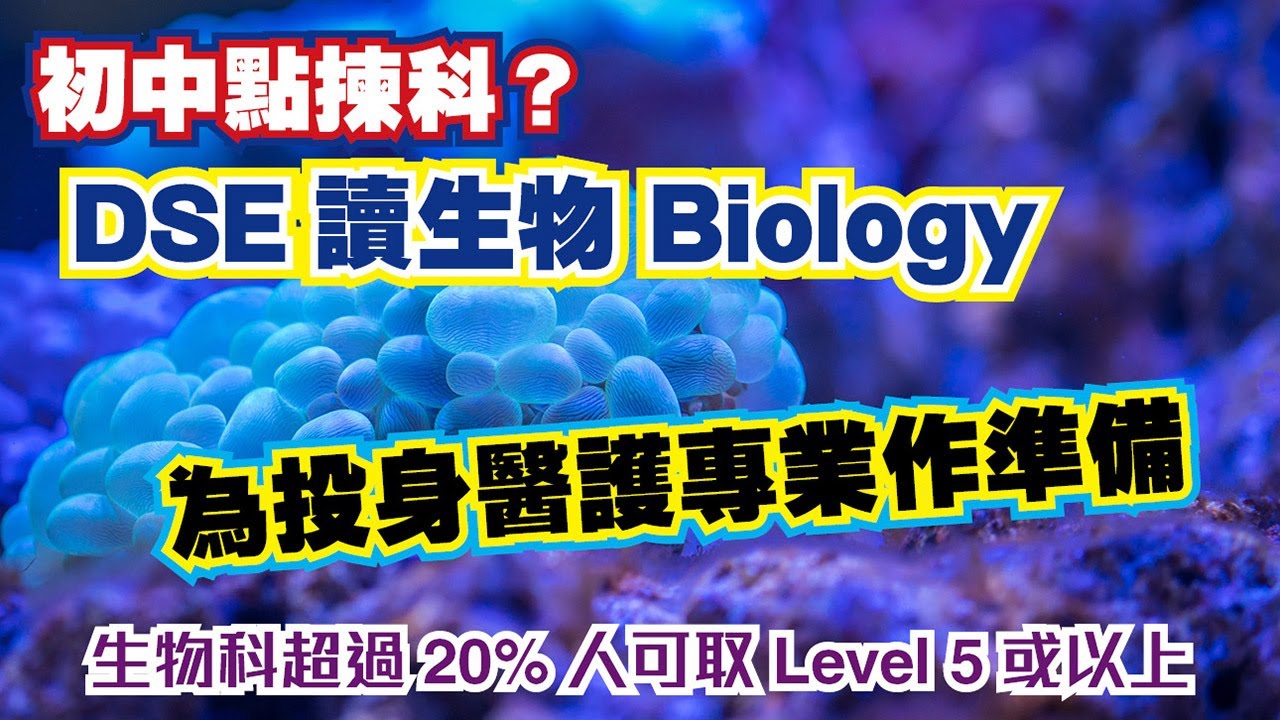 【DSE BIO讀甚麼？】|初中選科攻略|生物科|Andy Tse|打造自己神科