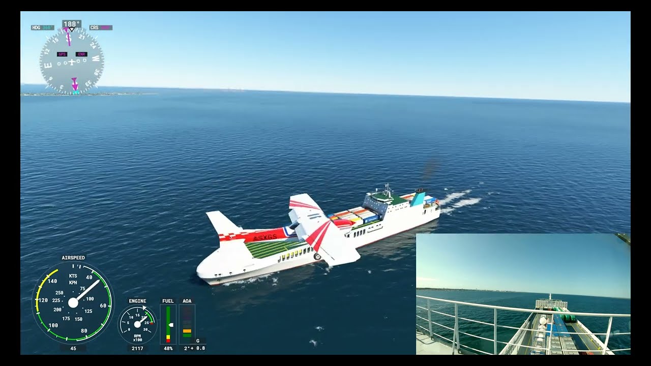 MSFS VS real life! | global AI live shipping beta GAIST
