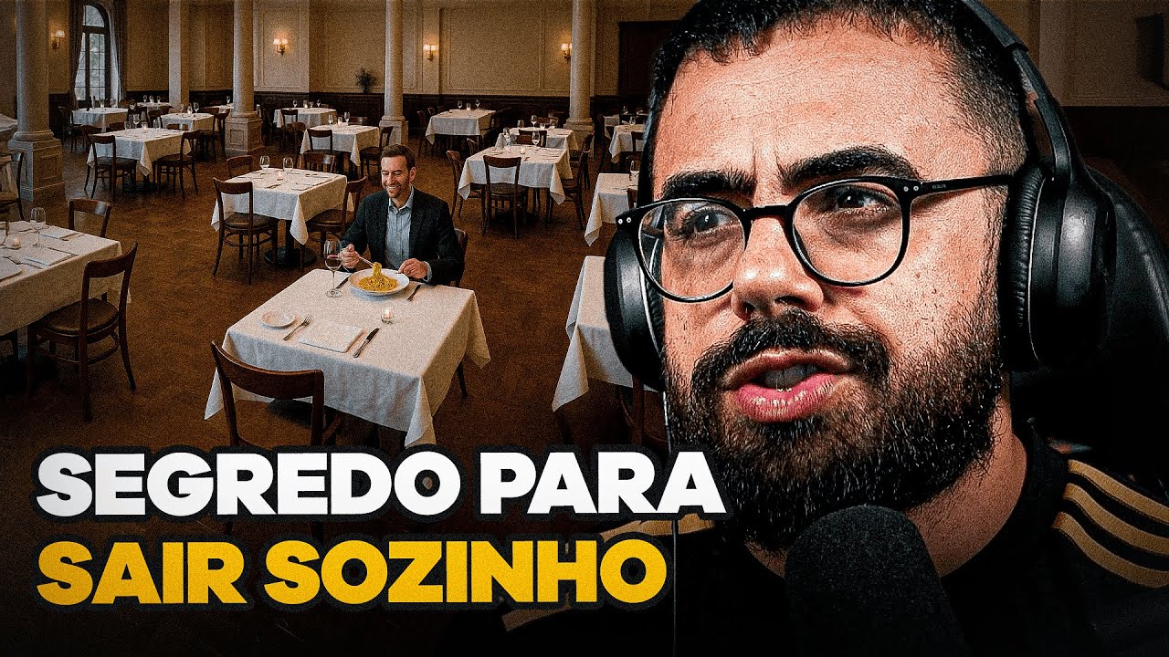 COMO APRENDER a SAIR SOZINHO e aproveitar a vida DE VERDADE! | CORTES do EDSON CASTRO