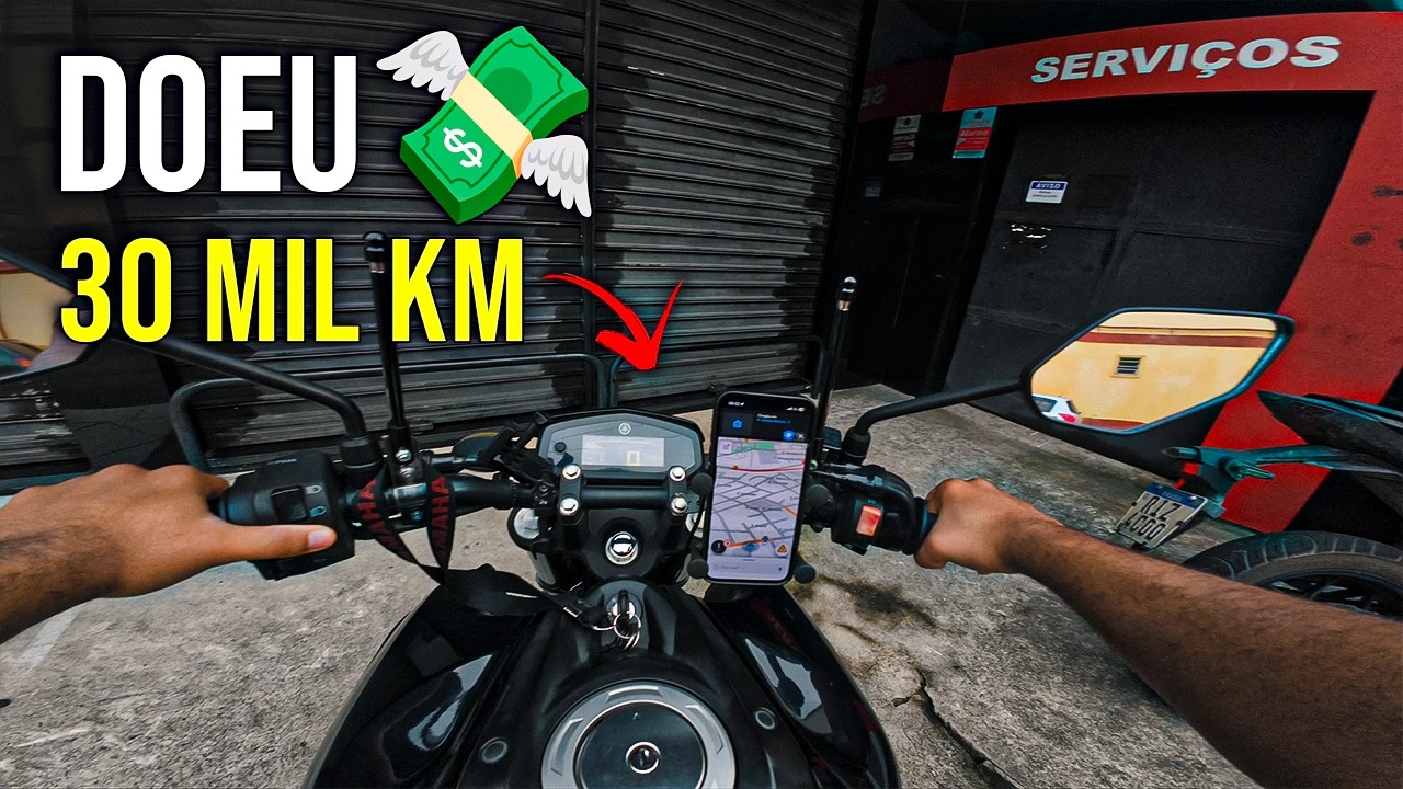 Revisão de 30.000km da FZ15… prepara o bolso 💸