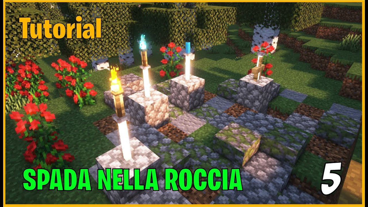 MINECRAFT TUTORIAL : La spada nella roccia
