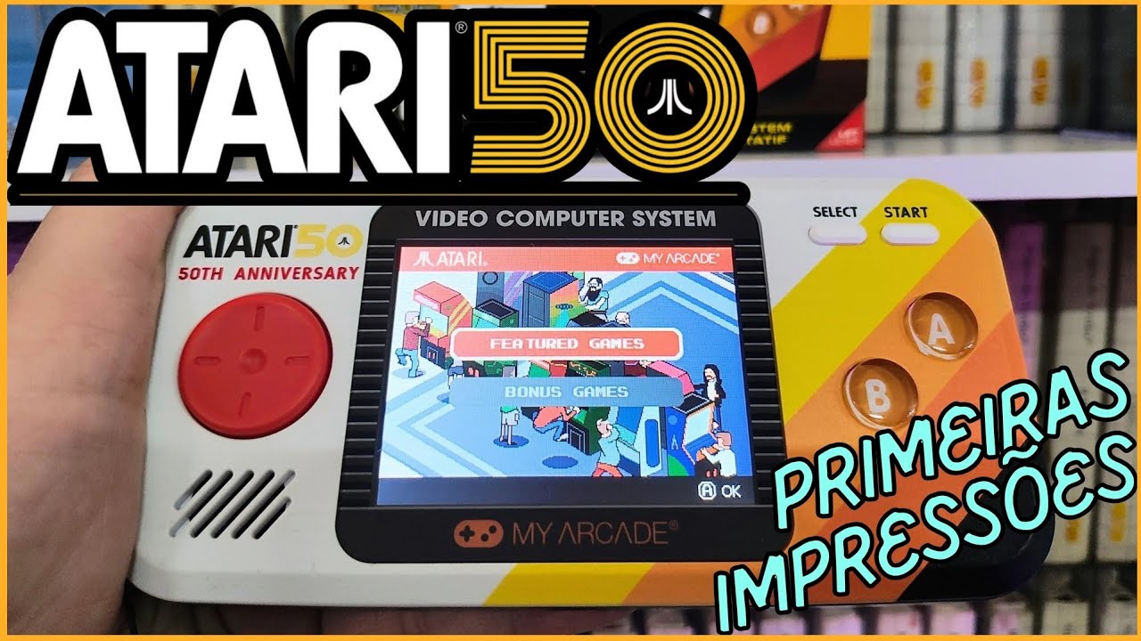 ATARI PORTÁTIL 50 ANOS – Nostalgia ou Dinheiro Jogado Fora? 🎮🕹️