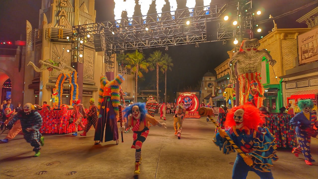 [2025] Halloween Horror Nights SCAREMONY - Carnival of Carnage Scarezone Universal Studios Hollywood