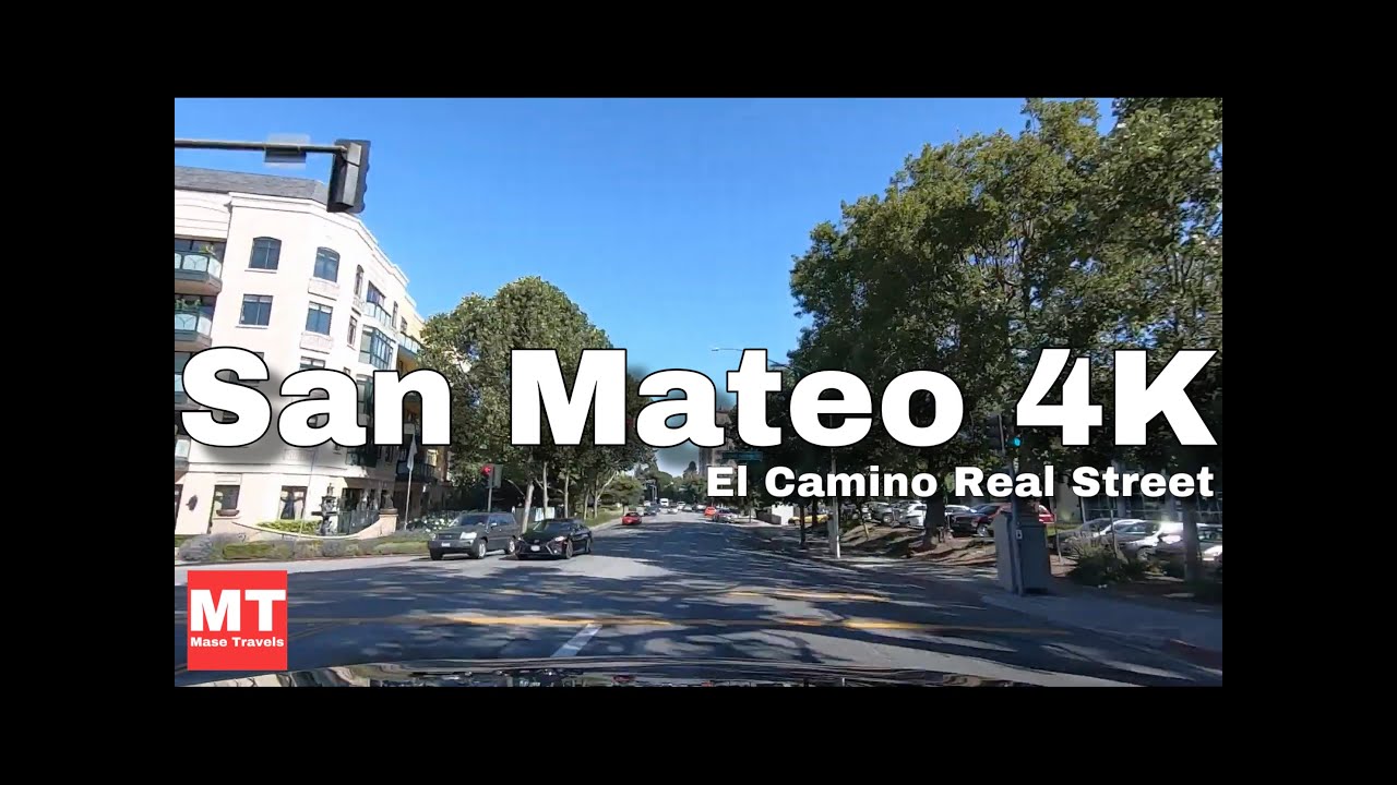 San Mateo El Camino Real, California - Drive USA 🏆