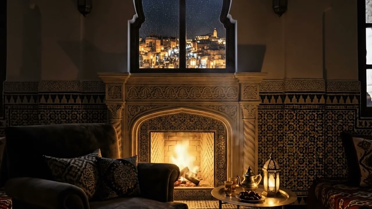 Cozy Ramadan 2026 Night | No Music | أجواء و خلفيات رمضانية دافئة 2026 | بدون موسيقى