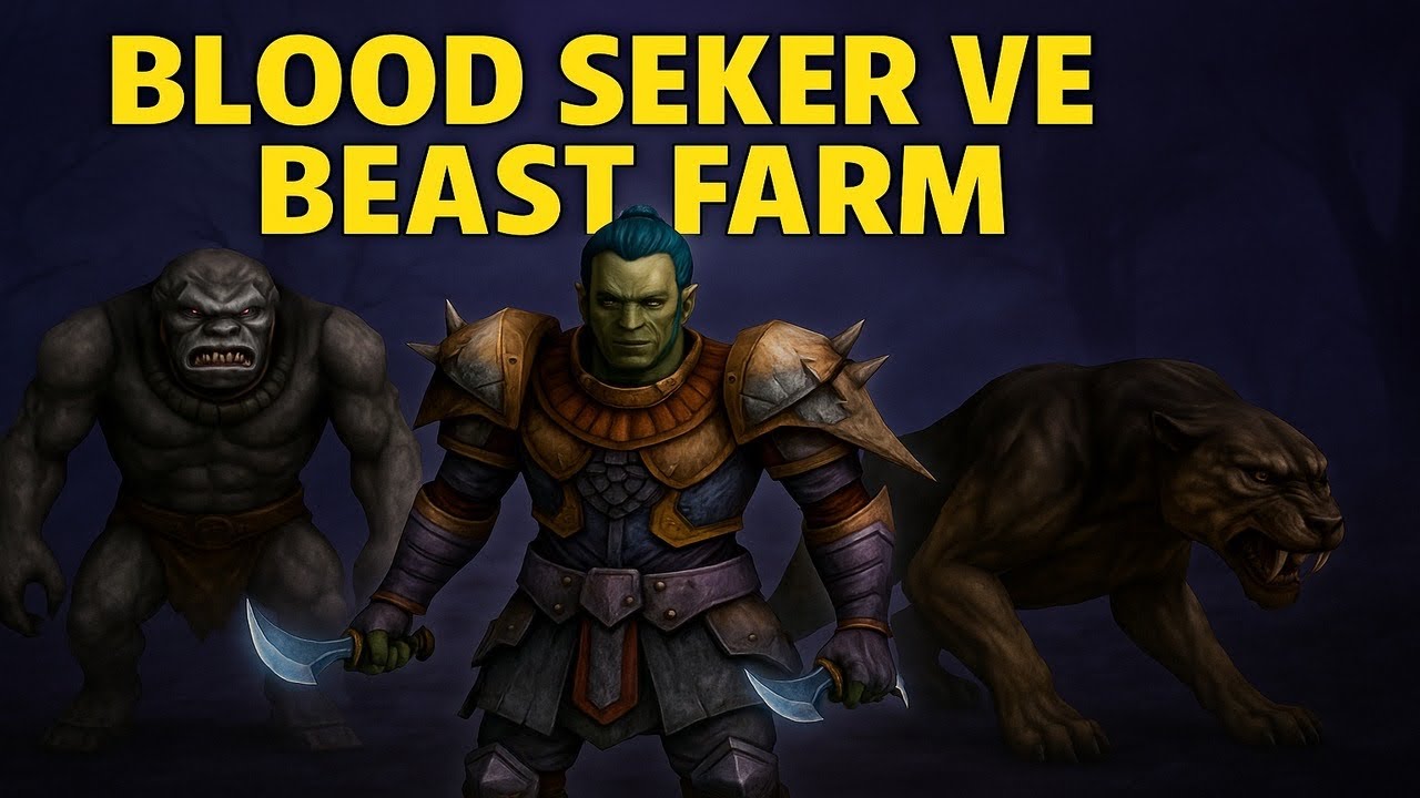 5 SAAT CZ BLOOD SEEKER VE BEAST / YAN CHAR ASAS YAPTIK /DESTAN BEDEVİSİ #40/Knight Online Para Kasma