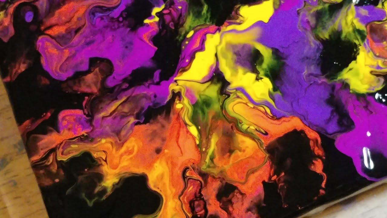 Neon Fire! Testing GenCrafts Neon Pouring Paints! (328)