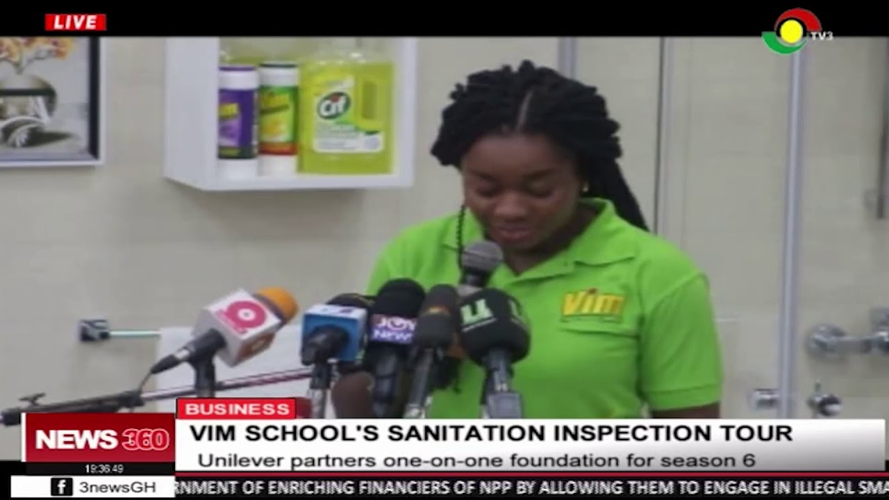 Unilever partners One on One foundation for Vim school's sanitation inspection tour