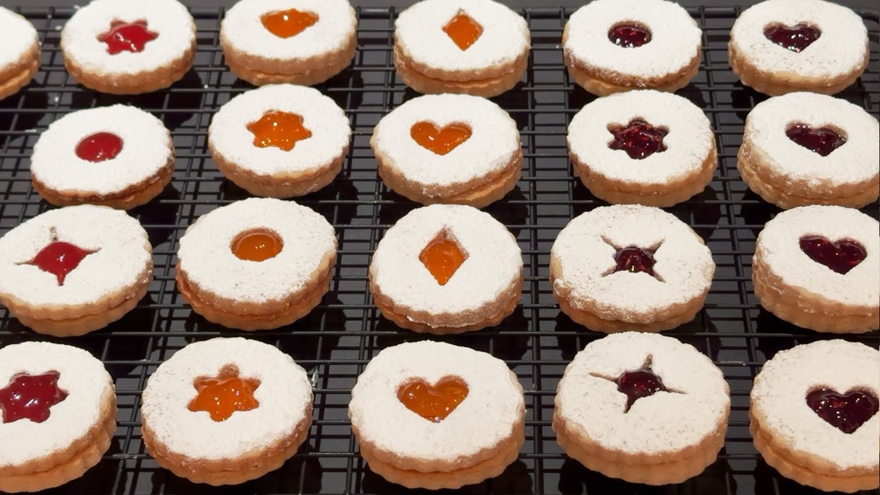 Austrian Linzer Cookies
