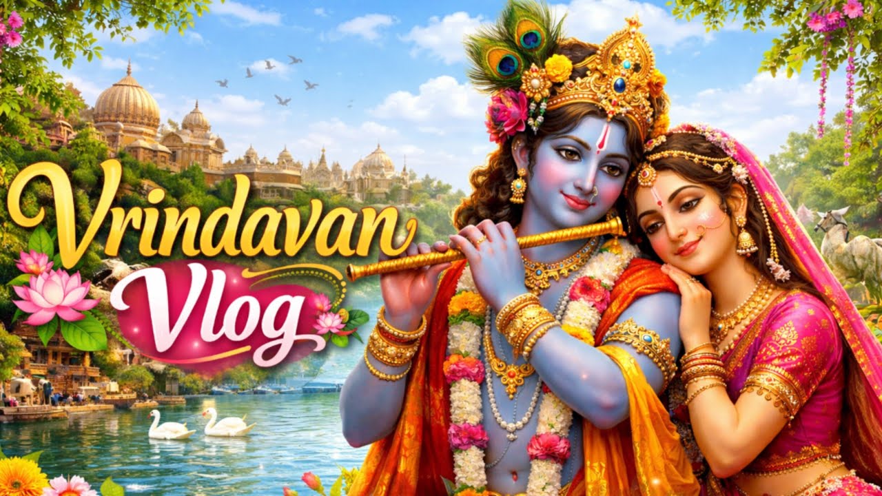 Vrindavan Dham Yatra Vlog | Prem Mandir, Nidhivan & Banke Bihari Ji Darshan 🙏 