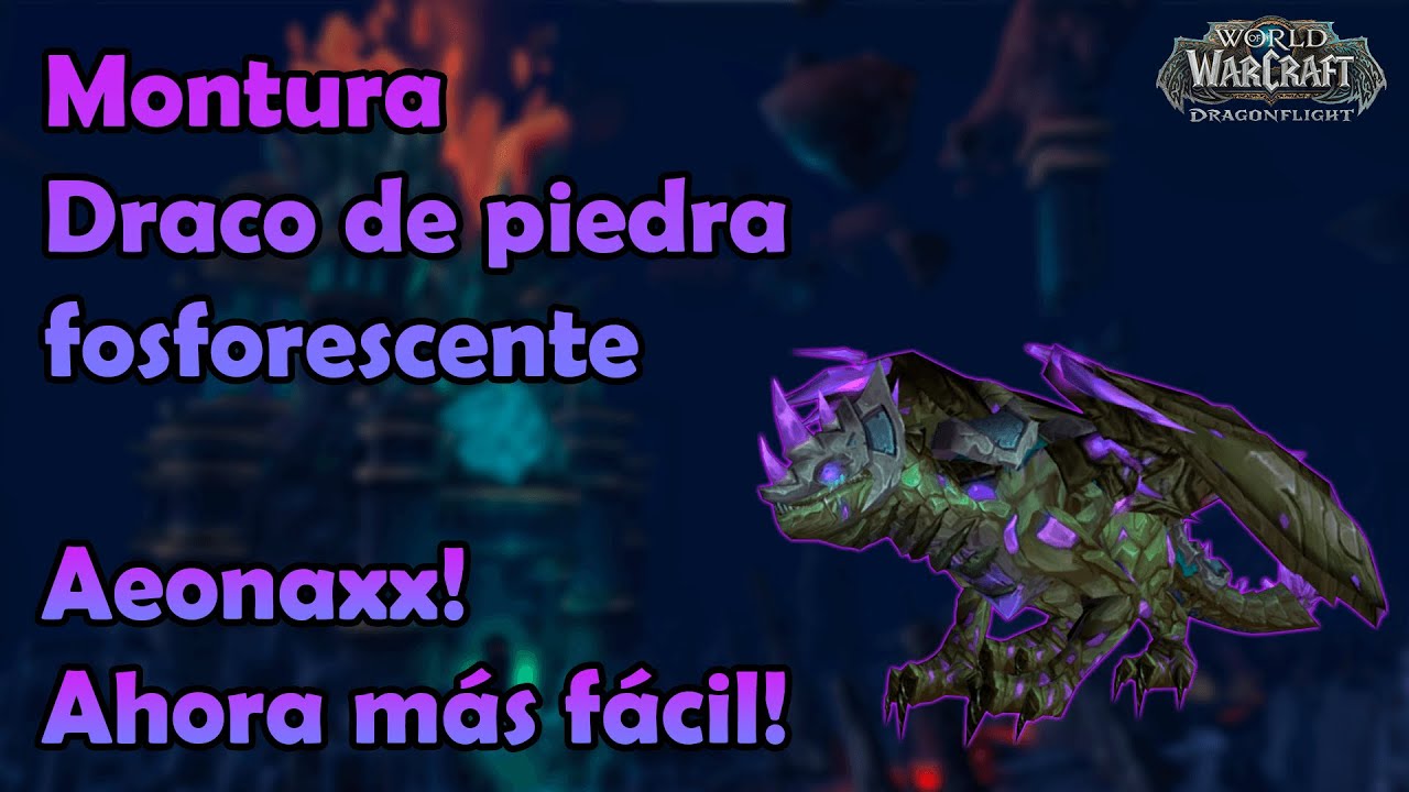 Draco de piedra fosforescente | Aeonaxx | Ahora más fácil! | Guía de monturas