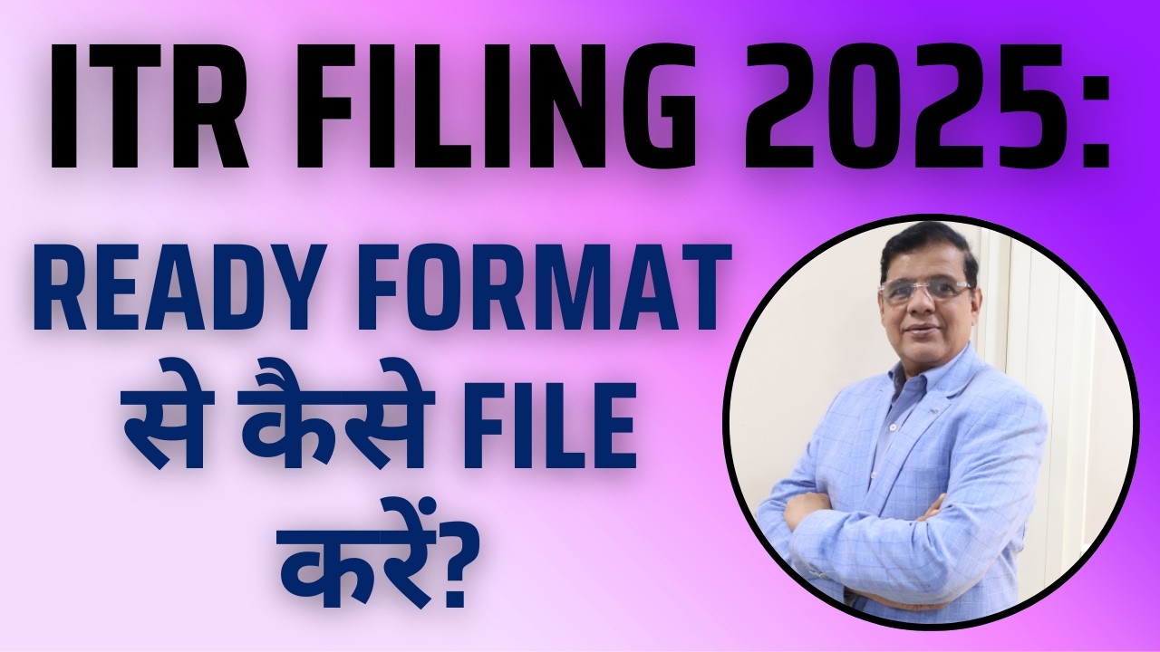 ITR Filing 2025: Ready Format से कैसे File करें? #incometax l NIFM Institute