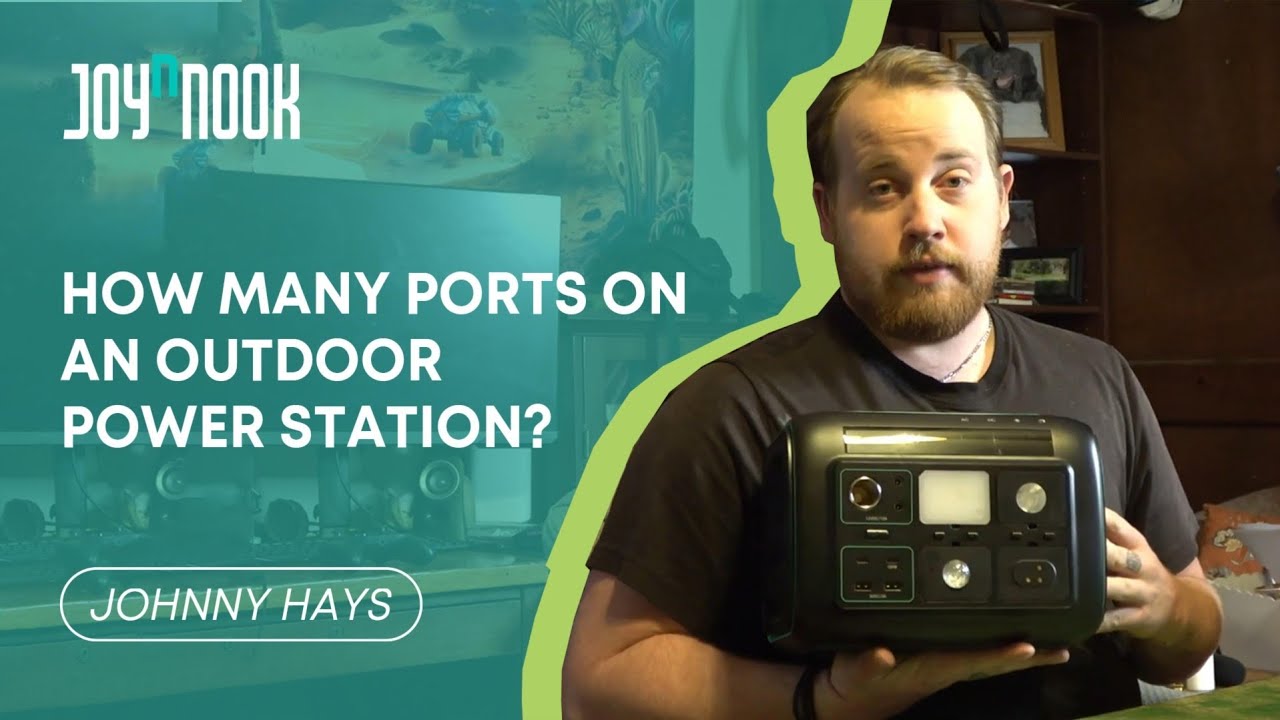 Keep everything charged with Njoynook's 10-ports setup #campinglife #powerstation 