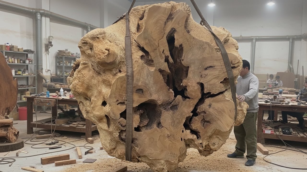 Woodworking Tools // Small Ideas That Turn Giant Rare Wood Into Million-Dollar Masterpieces
