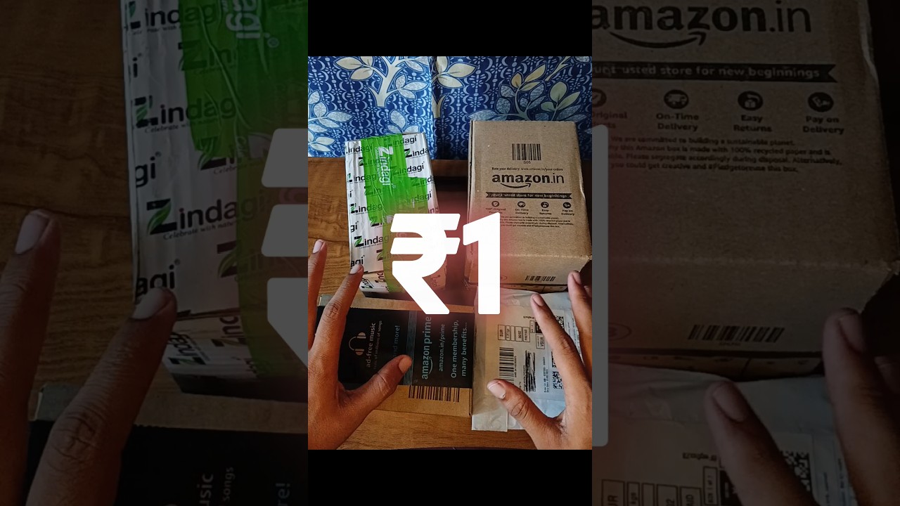Amazon Big ₹1 Samples Loot #shorts #unboxing