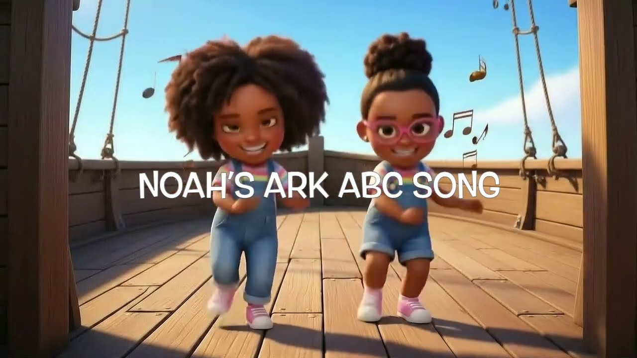 🎵 Noah’s Ark ABC Song 🛶 | Learn the Alphabet with Animals | Faith-Based Kids Song