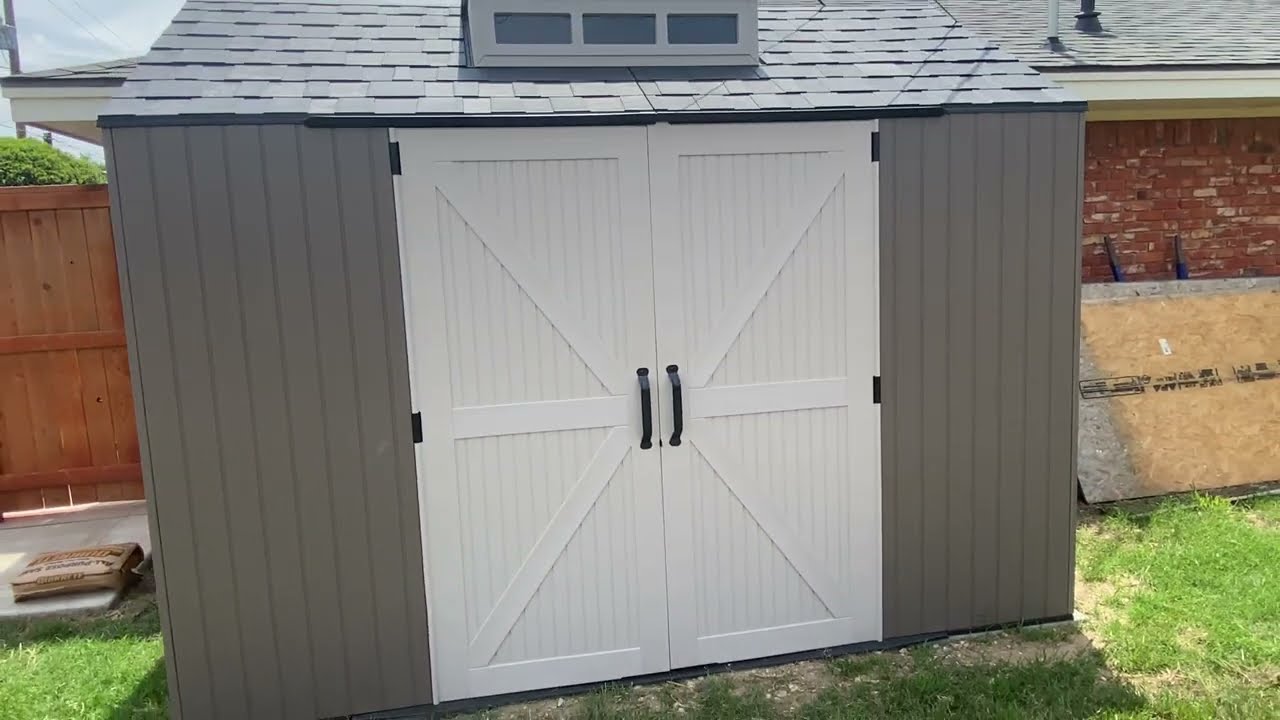 Rubbermaid Shed Review 10' x 7'( Link in the Description so you can check out the specs.)