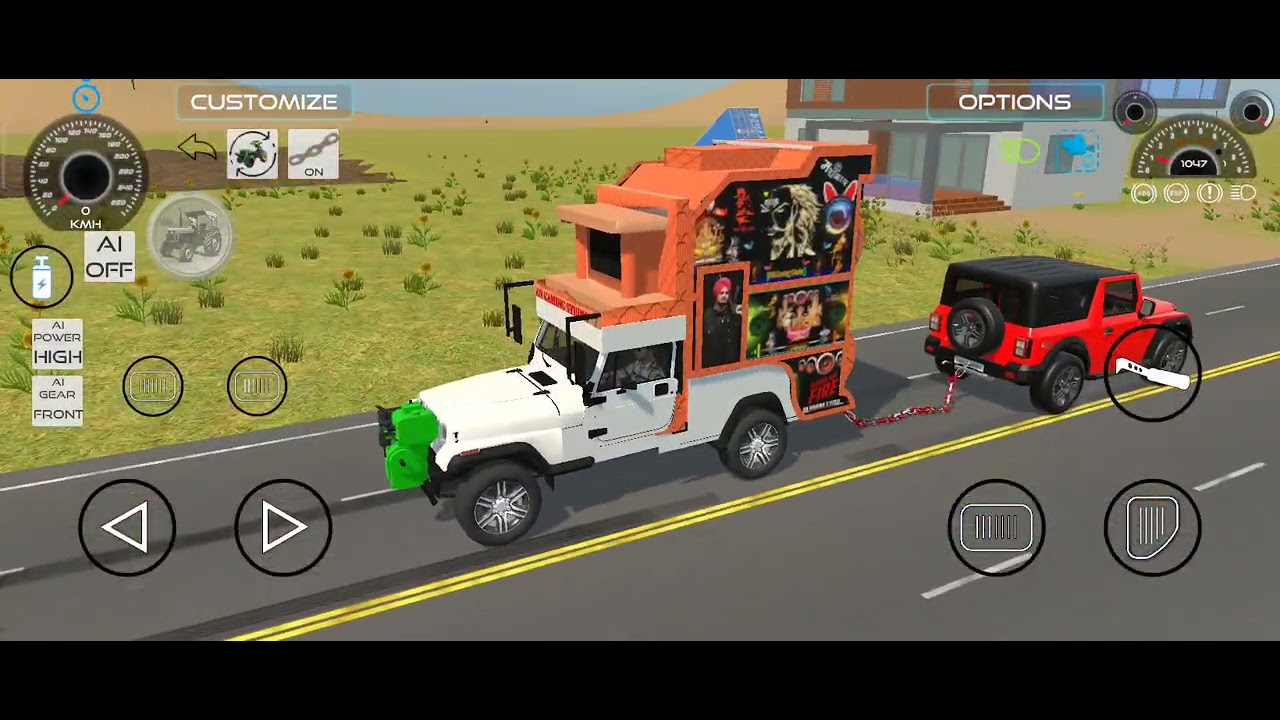 Tractor challenge vs car challenge💪💪💪