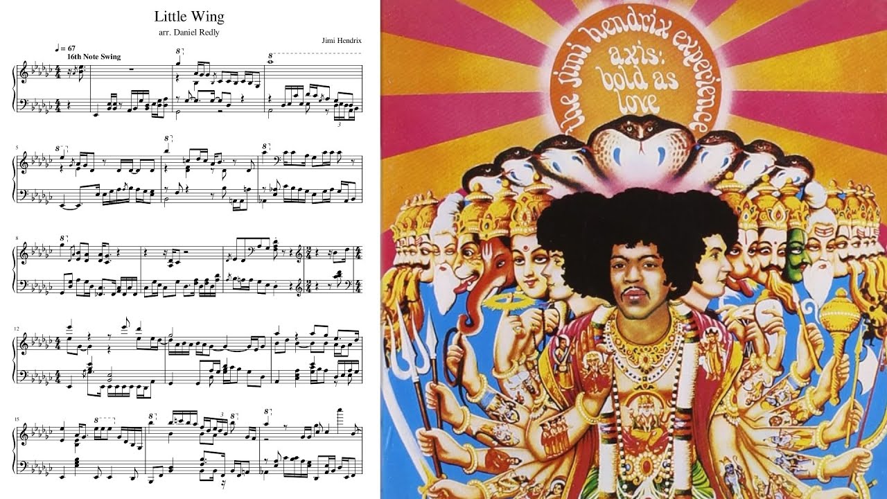 Little Wing (Jimi Hendrix) - piano version with FREE sheet music
