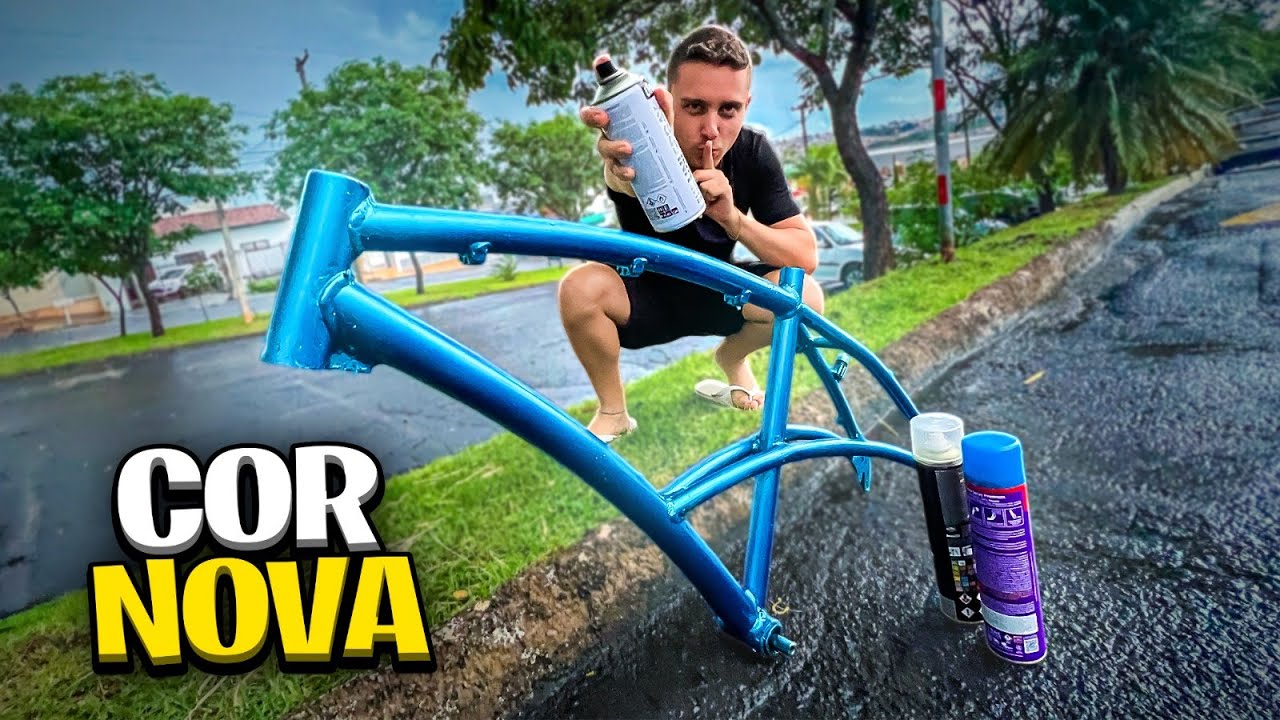 A Pintura Nova da Bike Montadinha Rara Deu Tudo Errado!😭